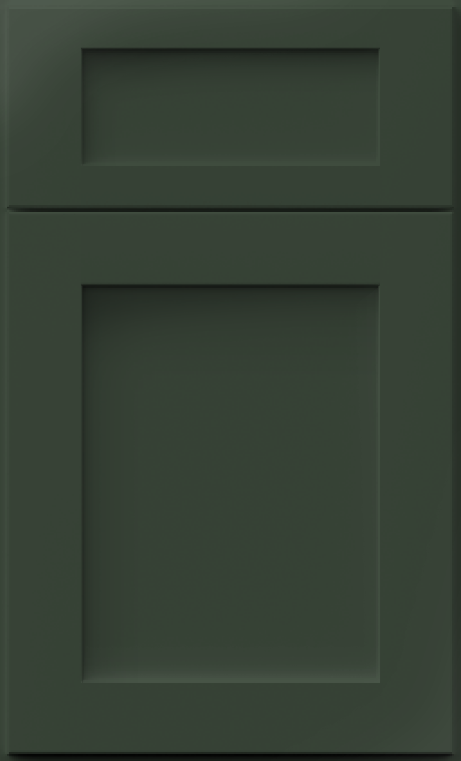 Forest Green Cabinet Door